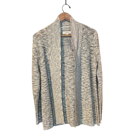 NWT LOFT Shimmer Stitchy Open Cardigan - Picture 1 of 8